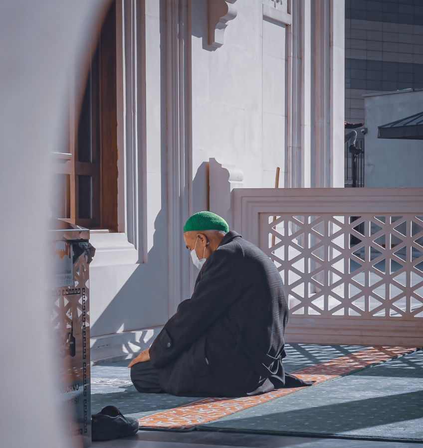 Man praying